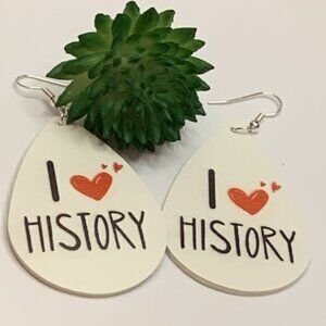 History Earring, Teacher Earring, Teacher Appreciation Gift, Educator Earring